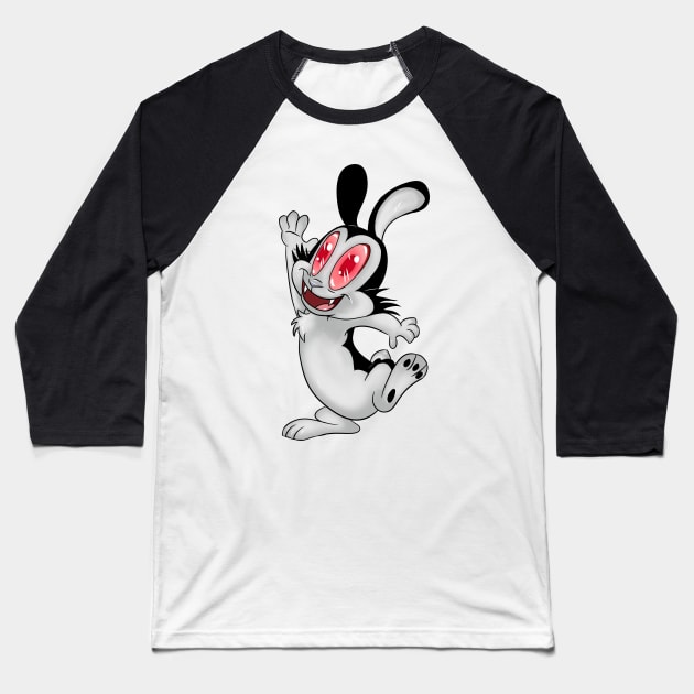 Bunnicula Baseball T-Shirt by OCDVampire